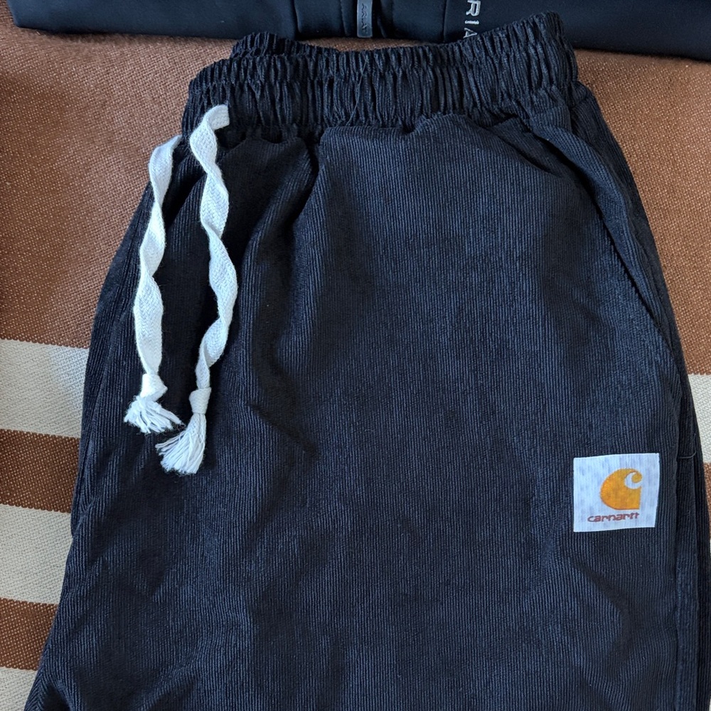 Carhartt Charcoal Jogger Corduroy Shorta -NEVER WORN